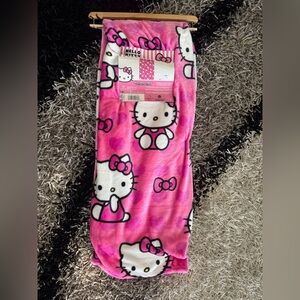 Hello Kitty Vibrant Pink Plush Throw